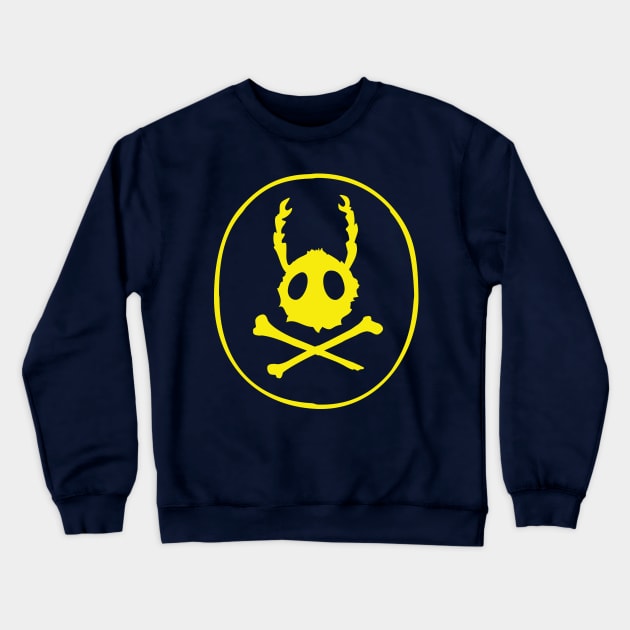 Punk Skull n' Crossbones Crewneck Sweatshirt by GorillaBugs